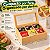 Organizador De Chá Bambu 6 Divisórias Tampa Sachês 21X16X7CM - Imagem 2