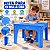 Mesa Infantil Criança Estudo Dobrável Cor Azul Plástica 57cm - Imagem 4