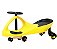 Carrinho Infantil Super Car Cor Amarelo Volante Gira 360 - Imagem 4