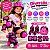 Patins Infantil Quad 4 Rodas Kit Proteção Capacete Menina - Imagem 1