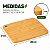 Tábua Bambú P/ Corte 100% 28cm Natural Cozinha Carne Legumes - Imagem 5