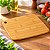 Tábua de Corte de Bambu Retangular 33x24 cm Com Alça - Imagem 5
