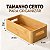 Caixa Organizadora Bambu Retangular Com Alça 24x13x7,6cm - Imagem 4