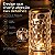 Luminária De Mesa Led Cristal Recarregavel Com Touch 12,5cm - Imagem 2