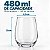 Jogo Copos Vidro Dubai Long Drink Água 480ml Nadir 6 Peças - Imagem 2
