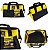 Bolsa Lona Ferramentas Eda 9SQ Amarelo 21 Bolsos Profissional EDA 9SQ - Imagem 3