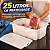 Caixa Organizadora Multiuso 25L Branca 55x36x17cm Empilhável - Imagem 4