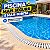 Grelha Plástica Flexível Para Piscinas 15cm x 50cm Branca MOLDHTEC - Imagem 2