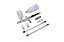 Kit Aerógrafo C/ Duas Canecas Dupla Ação + Acessórios ON04KIT 3 bicos Onetools MultiFlow - Imagem 1