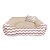 Cama de cachorro 60 x 60 Chevron Creme - Imagem 1