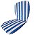 Almofada Cadeira De Praia e Plásticas Impermeável Listrada 123Organizei - Imagem 2
