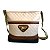 Bolsa Feminina C/ Ziper Marrom Claro 27x21x8 Fashion Brazil - Imagem 1