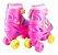 Patins Infantil Quadrado Rosa com Acessórios Tam 34-37 Unitoys - Imagem 2