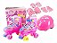 Patins Infantil Quadrado Rosa com Acessórios Tam 34-37 Unitoys - Imagem 3