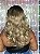 Lace Front Sister Wig BYD LACE H FLORA Loira Ondulada Com Trança Lateral 55 cm - Imagem 3