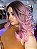 Part Lace Sherry Rosa com Raiz Escura  Ondulada - Imagem 2