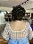 Peruca Wig Humana Violeta Cacheada Preta com Luzes - Imagem 5