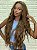 Lace Front Jessica Castanho com Luzes Ondulada (Human Hair Blend) - Imagem 3