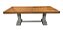 Mesa retangular pé fendi - Imagem 1