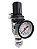 Filtro Regulador De Pressão 1/4 Bsp p/ até 10 Bar com Suporte e Manômetro - Imagem 1