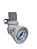 Regulador de Pressão 1/4 Bsp p/ até 8 Bar com Suporte e Manômetro - Imagem 1