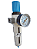 Filtro Regulador De Pressão 1/2 Bsp p/ até 16 Bar com Suporte e Manômetro - Imagem 2