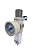 Filtro Regulador De Pressão 1/4 Bsp p/ até 8 Bar com Suporte e Manômetro - Imagem 2