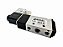 Válvula Direcional Pneumática 5/2 Vias Simples Solenoide Rosca 1/4 bsp com Bobina - Imagem 3