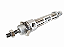 Cilindro pneumático mini iso 6432 dupla ação ø12 x 15 mm curso - Imagem 1