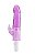 Vibrador em Jely Texturizado com Estimulador Clitoriano Roxo - Imagem 3