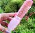 Vibrador em Jely Texturizado com Estimulador Clitoriano Rosa - Imagem 3