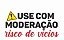 Tatuagem Erótica Temporária Use com Moderação Risco de Vicio - Imagem 2