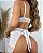 Camisola Sensual com Calcinha Cinta Liga Branco - Imagem 2
