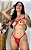 Conjunto Lingerie Laço Desejo Calcinha Fio Dental Vermelho - Imagem 1