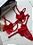 Conjunto Lingerie Laço Desejo Calcinha Fio Dental Vermelho - Imagem 2