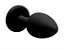 Plug Anal em Silicone Preto Tamanho P - Imagem 2