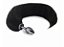 Plug Anal Luxo em Metal  com Rabo Preto Tamanho P - Imagem 2
