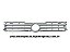 Grade Dianteira Cromada Gol/Parati/Saveiro 1996 Até 1999 - Imagem 1