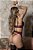 Conjunto de Lingerie Sexy Sem Bojo com Cinta Liga e Calcinha Sensual 02373 - Imagem 2