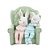 Coelhos Baby Dormindo na Poltrona - Imagem 1