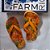 Chinelo Farm Jangada Sun Orange - Imagem 1