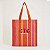 Bolsa Tote de Ráfia Farm Multicolor Laranja - Imagem 1