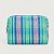 Necessaire Farm Ráfia Multicolor Azul e Verde - Imagem 2