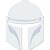 Máscara de Papel Festa Star Wars Mandalorian  - 06 unidades - Regina - Rizzo Embalagens - Imagem 2