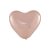 Balão Coração Látex Cromado 6" Rose Gold - 25 Unidades - Art-Latex - Rizzo Embalagens - Imagem 1