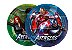 Prato de Papel Redondo Festa Avengers Game Verse - 12 unidades - Regina - Rizzo - Imagem 1