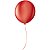 Balão Profissional Premium Uniq 16" 40cm - Vermelho Intenso - São Roque - Rizzo Embalagens - Imagem 1