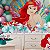 Kit Enfeite Impresso em EVA - Disney Princesa - Ariel -01 unidade - Piffer-  Rizzo Embalagens - Imagem 4