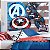 Painel Grande TNT Vingadores - Capitão América -1,40x1,03cm - Piffer - Rizzo Embalagens - Imagem 3