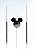 Vela Mickey 360 Glitter Prata Disney Silver Festas Rizzo - Imagem 1